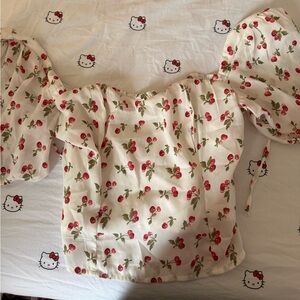 Abercrombie & Fitch Cherry Blouse